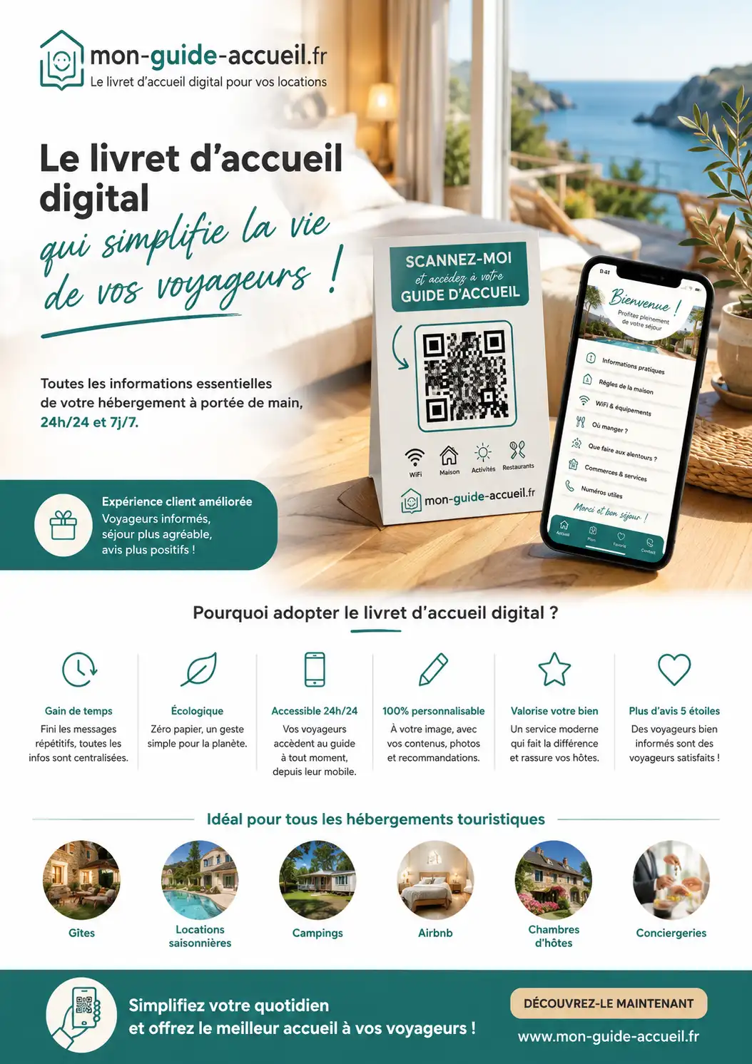 Location saisonnière 2026 : nouvelles règles et livret digital